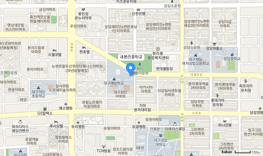 학교 찾아오시는 길 지도